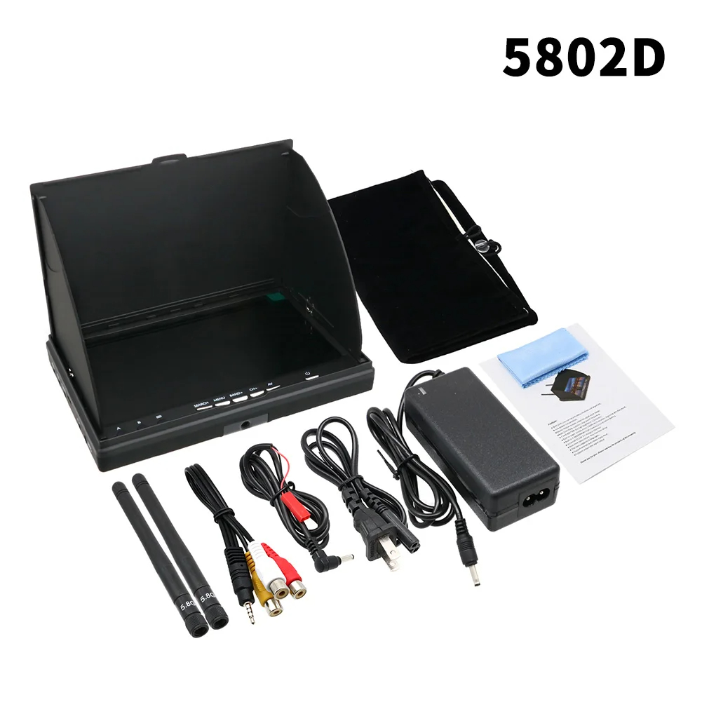 5.8G FPV DVR LS5802D 7 Inch Mo - Drone Controller Screen 评论和价格