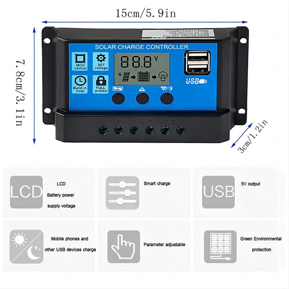 Solar Panel Charge Controller  - Drone Solar Charger 评论和价格